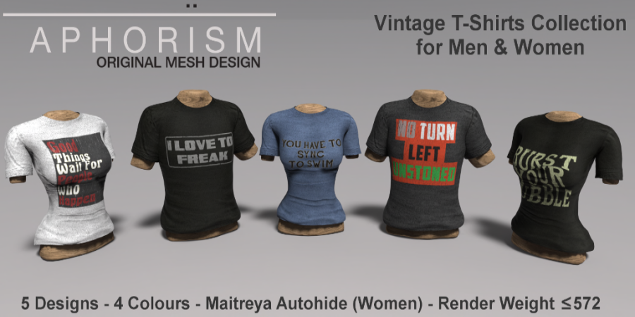 !APHORISM! Vintage T-Shirt Collection